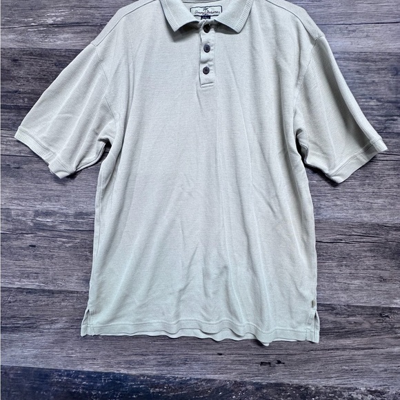 Tommy Bahama Other - Tommy Bahama Tan Polo Shirt with Short Sleeves